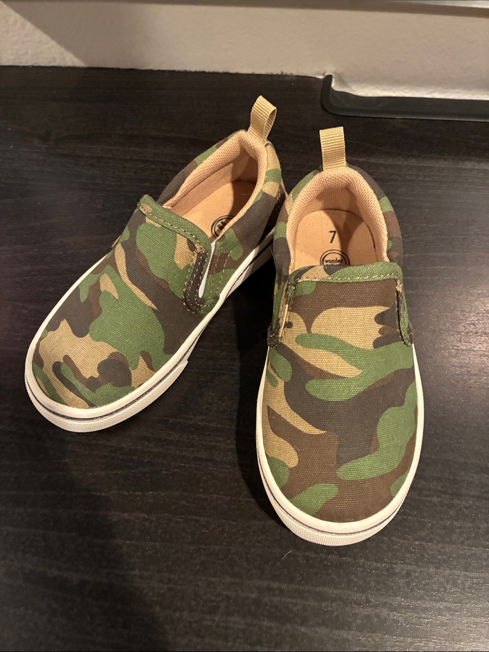 ✨Kids Slip-On Camo Canvas Shoes - Green Camouflage